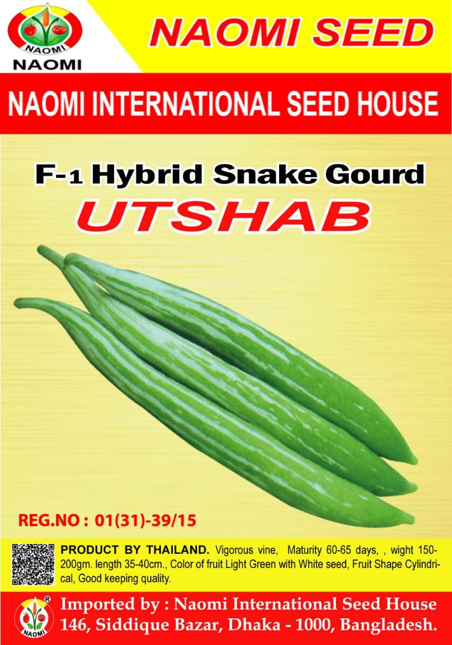 হাইব্রিড উৎসব চিচিংগা বীজ/utshab